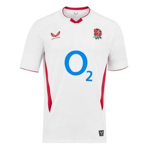（S-5XL）England Mens Home Rugby Shirt 25/26 - White