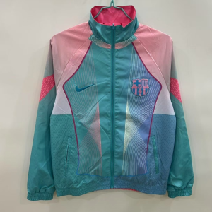 25-26 Barcelona green pink Windbreaker Jacket