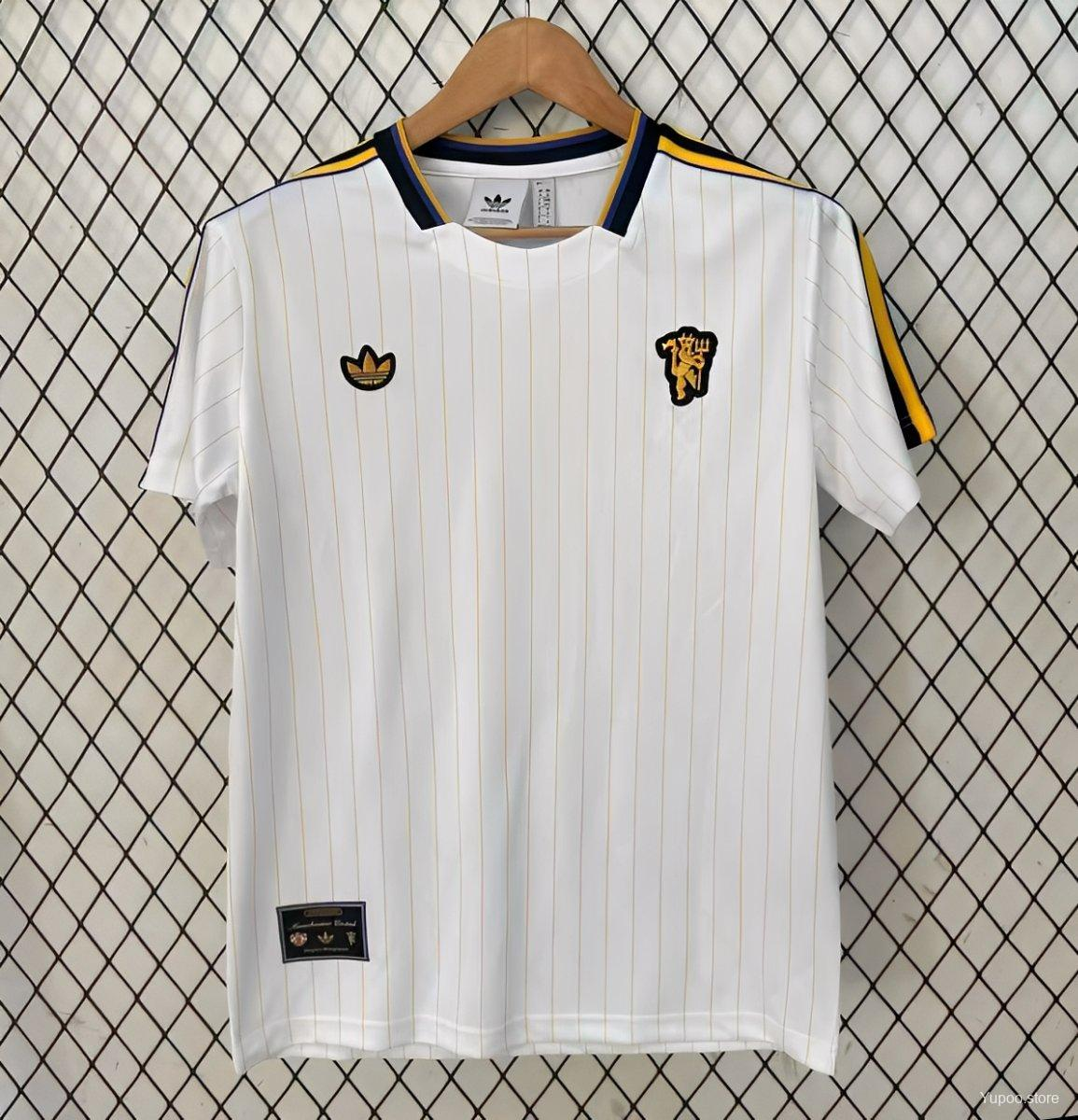 25/26 Man Utd Terrace Icons Jersey-White