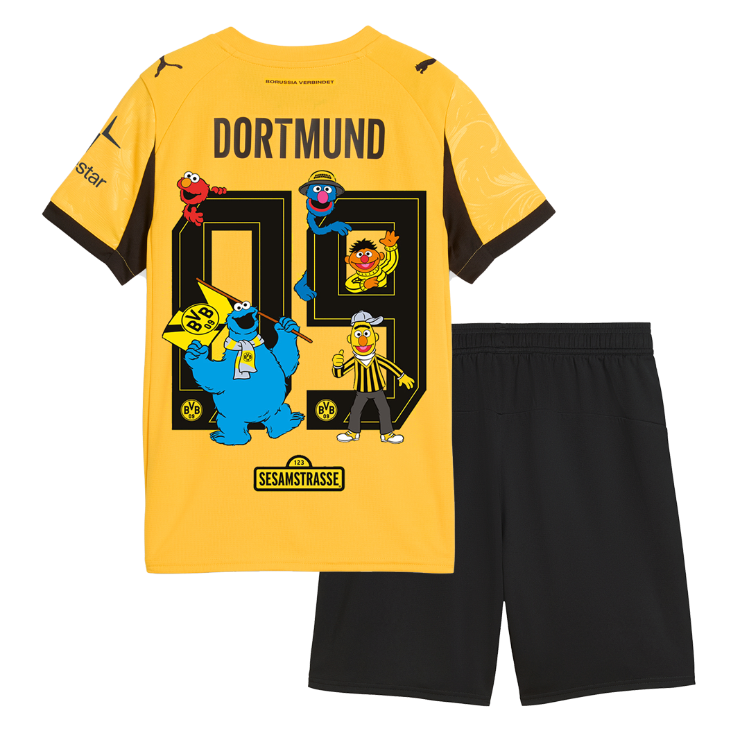 25/26 Dortmund BVB Cup Kit(With sponsor)Sesamstraße Kinder