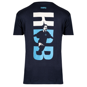 （S-4XL）25/26 SSC Napoli T-Shirt Kevin De Bruyne Blu Navy