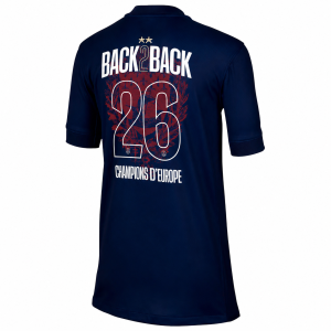 PSG 25-26 Home Stadium Shirt - Champions of Europe 2026 Print