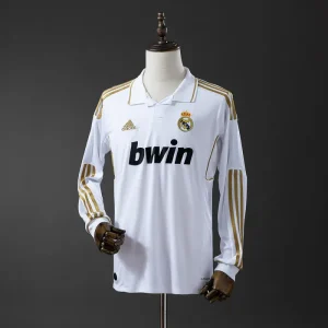 Retro Real Madrid 2011-12 Home Long Sleeves