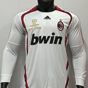 06/07  Retro Long Sleeve White AC Away 1:1 Thai quality