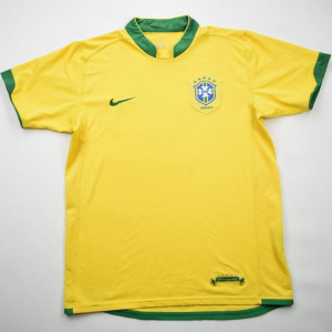 2006 Retro Brazil Soccer Jersey Home