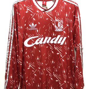 1989/1991 Retro Long Sleeve LFC Home Football Shirt 1:1 Thai Quality