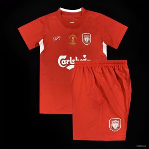 Retro Kids 04/05 LFC Home Football Shirt 1:1 Thai Quality
