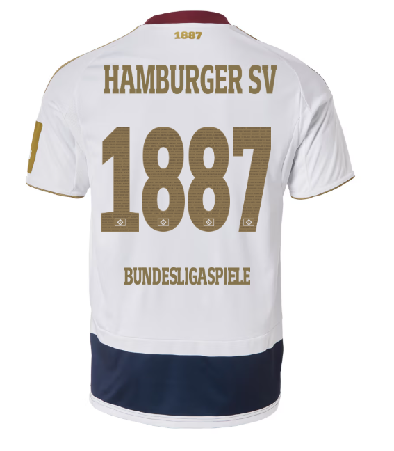 (S-5XL)Hamburg 25-26 "1887 Bundesliga Games" Special Kit(Bundesligaspiele, 1887)