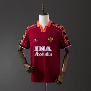 1998-99 AS Roma Retro Home Kit