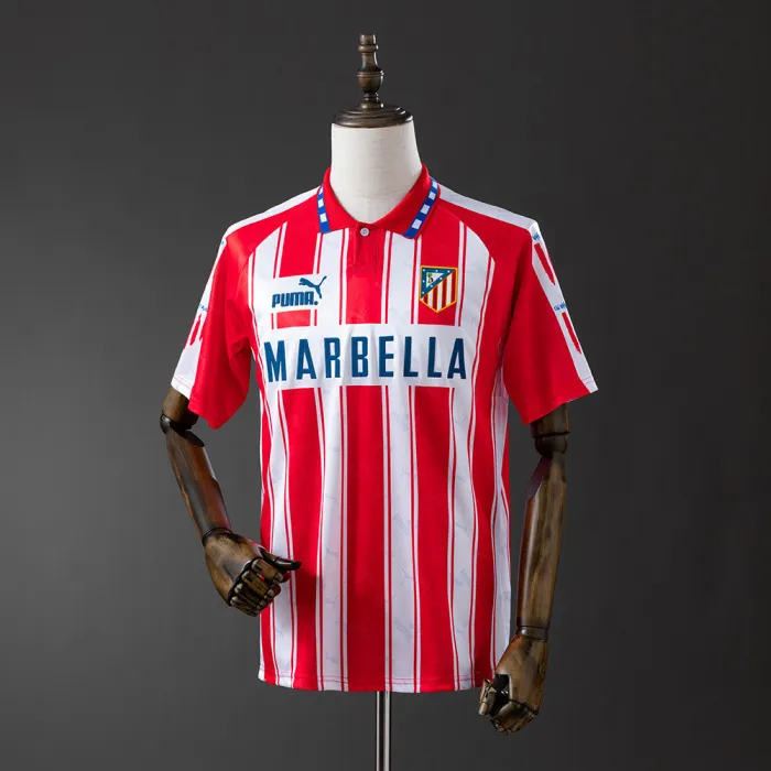Retro Atletico Madrid 1994-95 Home Kit