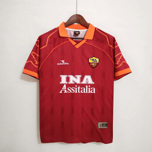 Retro 99/00 Roma Home Jersey