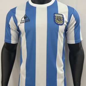 1986Retro World Cup Argentina home 1:1 Thai Quality