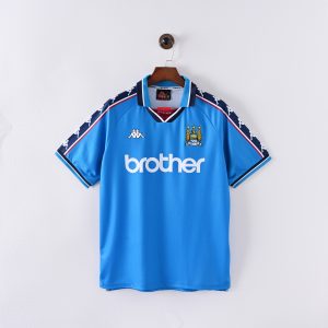Retro 1997 Manchester City Home Football Jersey