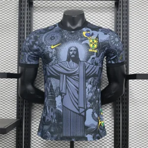 Player version Brazil Christ the Redeemer Special Edition black Copa America 2024 Football Jersey 1:1 Thai Quality