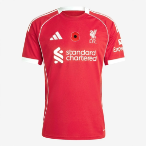 【S~4XL】LFC 2025/26 Poppy Home Football Shirt 1:1 Thai Quality