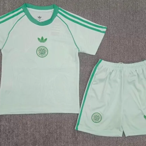 Kids 2025 Celtic "Irish Origin" Retro Football Set 1:1 Thai Quality