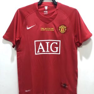 07/08 Retro Manchester United Home Football Jersey 1:1 Thai Quality